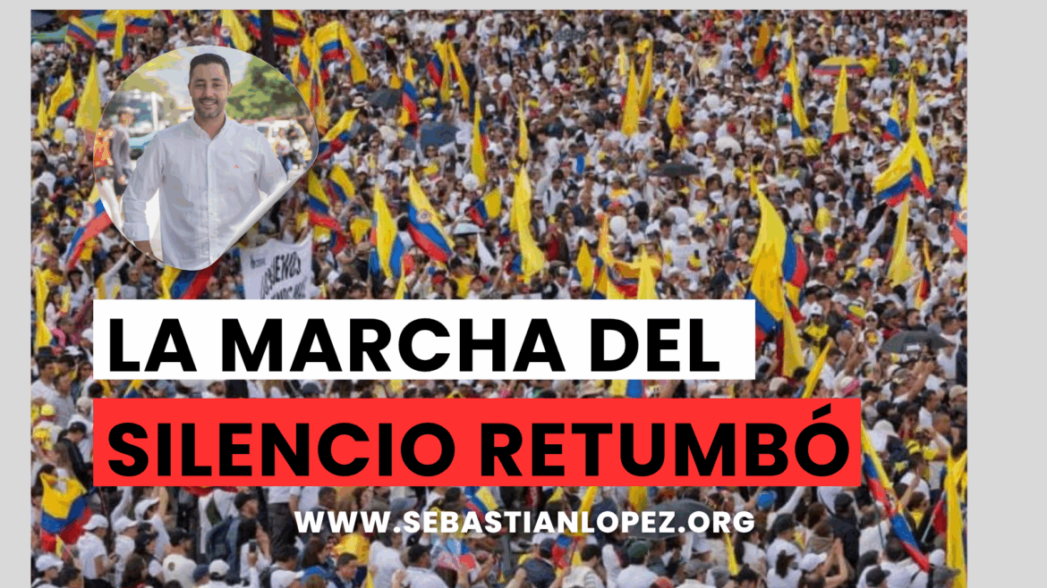 Marcha del silencio retumbó en Colombia y en Petro